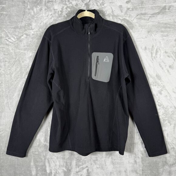 Lot of 2 Eddie Bauer‎ First Ascent Fleece Jacket Mens Large Tall Half Zip - Picture 1 of 14